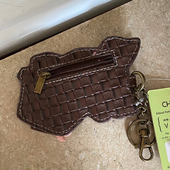 Chala Piglet Keychain with Pink and Cream Accents - Picture 2 of 2